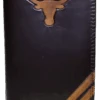 Zep-Pro IWD4BRW-UTX University Of Texas Longhorns Brown Debossed Tall Wallet -Western Cowboy Clothing College2Longhorns