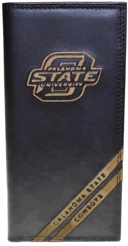 Zep-Pro IWD4BRW-OKS Oklahoma State University Cowboys Brown Debossed Tall Wallet 3 Zep-Pro IWD4BRW-OKS Oklahoma State University Cowboys Brown Debossed Tall Wallet