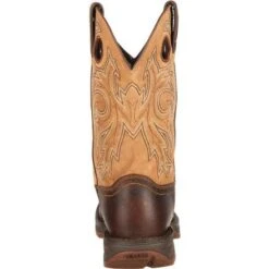 Durango DB4442 Men's 11" Rebel Wide Square Toe Saddle Up Western Boot -Western Cowboy Clothing DB4442 heel 077a12e2 ddba 4310 8704 bad80667aca6
