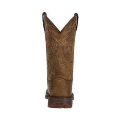 Durango DB4443 Men's 12" Rebel Pull-On Western Boot Wide Square Toe *Call To Check Size Availability* -Western Cowboy Clothing DB4443 back 96228c3a 01f3 4c14 b20e 0ed4cb2aa96e