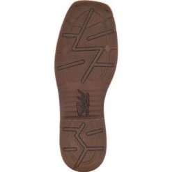 Durango DB4443 Men's 12" Rebel Pull-On Western Boot Wide Square Toe *Call To Check Size Availability* -Western Cowboy Clothing DB4443 outsole 77ed8467 1f98 4738 ac1c 922ff39e6a8c