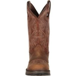 Durango DB5474 Men's 12" Rebel Round Toe Brown Saddle Western Boot -Western Cowboy Clothing DB5474 FRONT e289f595 4301 4491 a9a4 5d67e75432b7