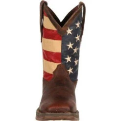 Durango DB5554 Men's Rebel 12" Patriotic Pull-On Western American Flag Square Toe Boot -Western Cowboy Clothing DB5554 3 LARGE 581c4235 a141 4cd7 9e33 980be843bfbf