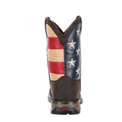 Children's Durango DBT0159 Lil' Rebel 8" Flag Western Boot (SHOP IN-STORE TOO) -Western Cowboy Clothing DBT0159 back fb113eec 2a8b 414c 90a8 9737c4fb6733