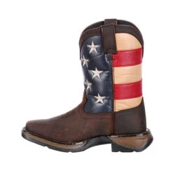 Children's Durango DBT0159 Lil' Rebel 8" Flag Western Boot (SHOP IN-STORE TOO) -Western Cowboy Clothing DBT0159 instep ab462d99 5fbb 4e18 96d9 63d3946399a3