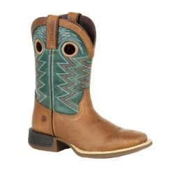 Children's Durango DBT0224C Teal Lil' Rebel Pro Western Boot (SHOP IN-STORES TOO)