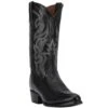 Dan Post DP2110R 13" Milwaukee All Over Black Leather R Toe -Western Cowboy Clothing DP2110R 1