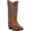 Dan Post DP2323 13" Saddle Tan Full Quill Ostrich Foot R Toe (SHOP IN-STORE TOO) 2 Dan Post DP2323 13" Saddle Tan Full Quill Ostrich Foot R Toe (SHOP IN-STORE TOO) -Western Cowboy Clothing DP2323 1