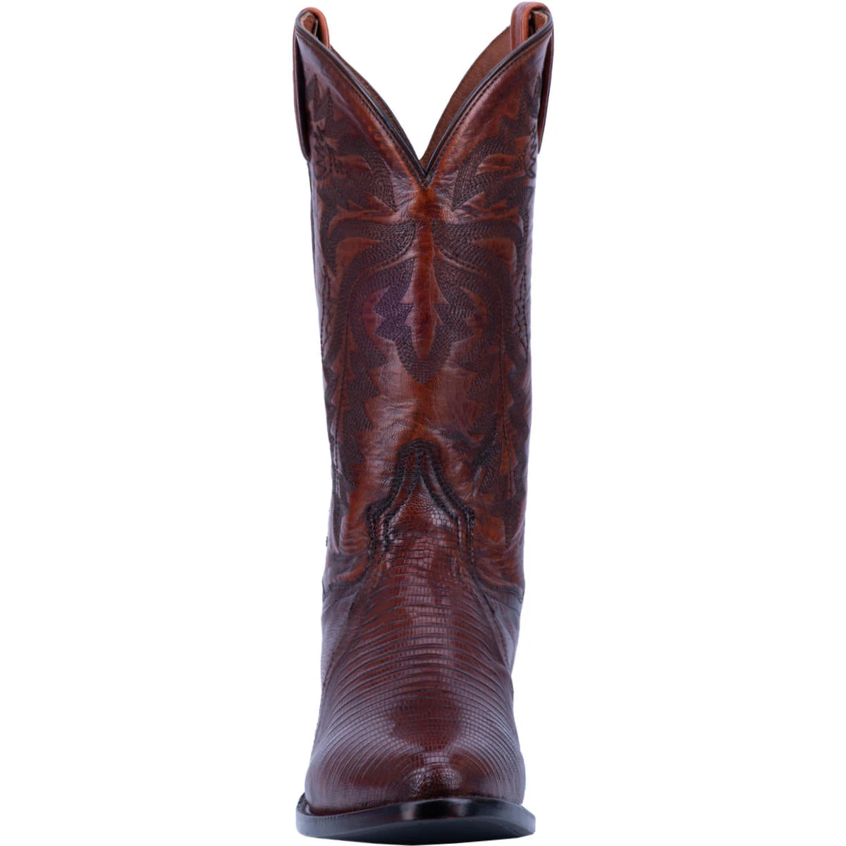 DAN POST DP3051R 13" WINSTON BROWN LIZARD R TOE BOOT 6 DAN POST DP3051R 13" WINSTON BROWN LIZARD R TOE BOOT - Image 4
