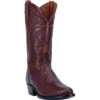 DAN POST DP3051R 13" WINSTON BROWN LIZARD R TOE BOOT -Western Cowboy Clothing DP3051R PROFILE
