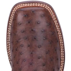 Dan Post DP3875 11" Alamosa Chocolate Full Quill Ostrich Wide Square Toe (SHOP IN-STORE TOO) -Western Cowboy Clothing DP3875 6 1500x.progressive 6ae22468 be91 4951 bbc6 29532ee64738