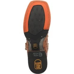 Dan Post DP4874 11" Alamosa Bay Apache Full Quill Ostrich Wide Square Toe (SHOP IN-STORES TOO) -Western Cowboy Clothing DP4874 7