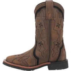 Children's Dan Post DPC2924 Posy Leather Wide Square Toe SALE BOOT -Western Cowboy Clothing DPC2924 3