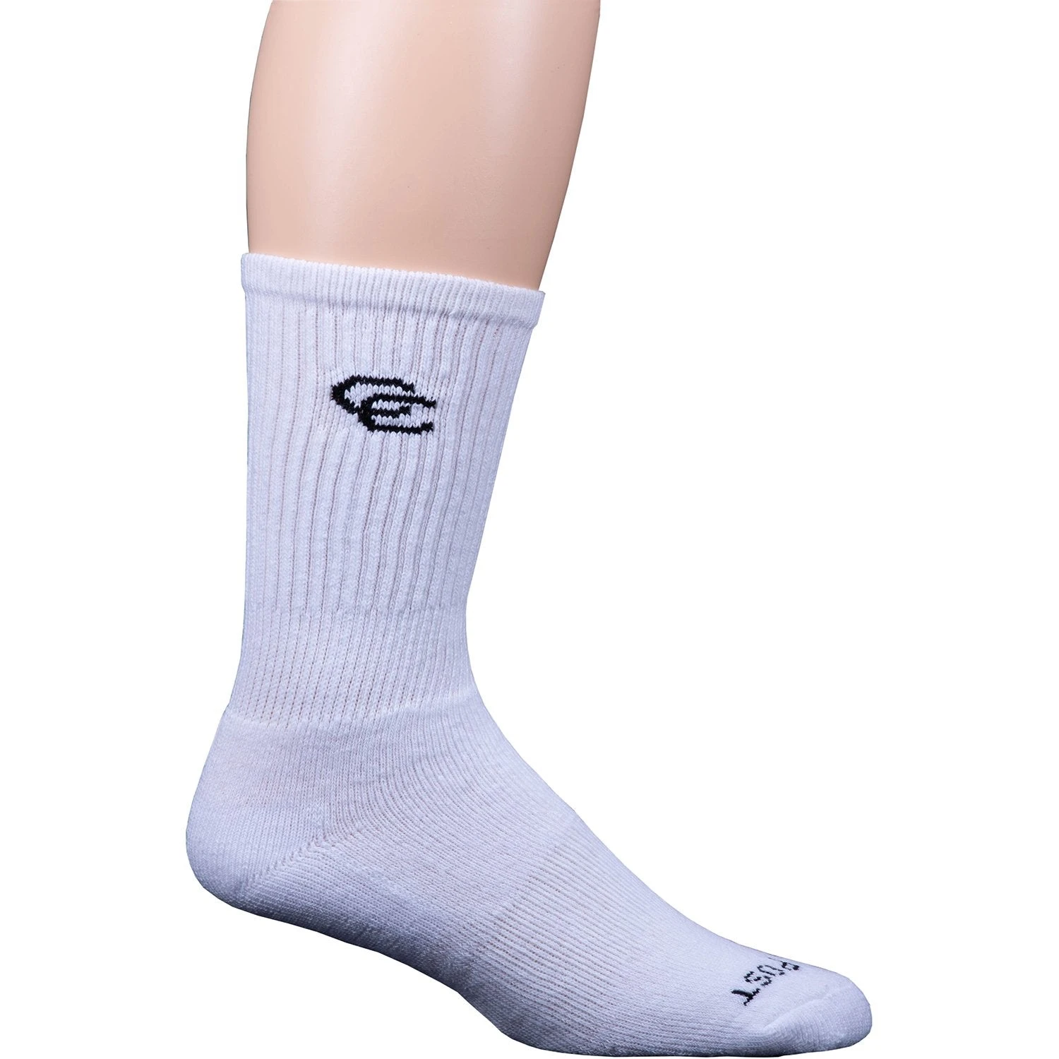 Men's Dan Post DPCBM9/DPCBM10 White All Around Crew Socks 5 Men's Dan Post DPCBM9/DPCBM10 White All Around Crew Socks - Image 3