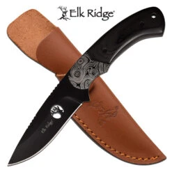 ELK RIDGE ER-200-09BK FIXED BLADE KNIFE