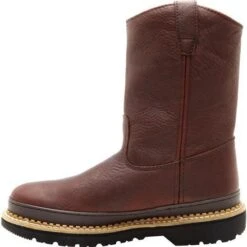 Georgia G4274 Men's 11" Pull On Soggy Brown Boot (SHOP IN-STORE TOO) 11 Georgia G4274 Men's 11" Pull On Soggy Brown Boot (SHOP IN-STORE TOO) -Western Cowboy Clothing G4274 instep a2620379 c565 4e22 b956 e98ec0e2fb72