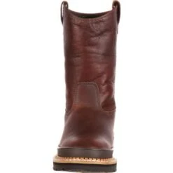 Georgia G4374 Men's 11" Steel Toe Pull On Soggy Brown Boot (SHOP IN-STORE TOO) 12 Georgia G4374 Men's 11" Steel Toe Pull On Soggy Brown Boot (SHOP IN-STORE TOO) -Western Cowboy Clothing G4374 FRONT 7b0bfc02 6d5c 4828 ab68 008dbec681c3