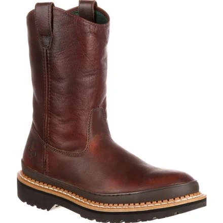 Georgia G4374 Men's 11" Steel Toe Pull On Soggy Brown Boot (SHOP IN-STORE TOO) 3 Georgia G4374 Men's 11" Steel Toe Pull On Soggy Brown Boot (SHOP IN-STORE TOO)