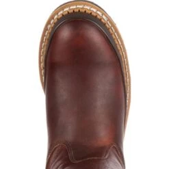Georgia G4374 Men's 11" Steel Toe Pull On Soggy Brown Boot (SHOP IN-STORE TOO) 14 Georgia G4374 Men's 11" Steel Toe Pull On Soggy Brown Boot (SHOP IN-STORE TOO) -Western Cowboy Clothing G4374 TOE 64c1b7fe 8210 4aa9 b093 053f3496d646