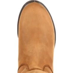 Georgia G4432 Men's 11" Farm And Ranch Wellington Pull On Wedge Sole Boot (SHOP IN-STORE TOO) -Western Cowboy Clothing G4432 TOE d52ace62 a903 47ee afcd 9aef152aaea4