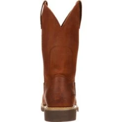 Georgia G5814 Men's 11" Carbo-Tec Farm And Ranch Wellington Pull-On Boot (SHOP IN-STORE TOO) -Western Cowboy Clothing G5814 back 8050c046 e62e 4c5d aa35 ac54bc3ef804
