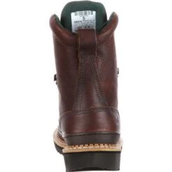Georgia G8274 Men's 8" Lace Up Soggy Brown Boot (SHOP IN-STORE TOO) 11 Georgia G8274 Men's 8" Lace Up Soggy Brown Boot (SHOP IN-STORE TOO) -Western Cowboy Clothing G8274 back 13ff9185 8603 492d 8a59 5353eafa8a7a