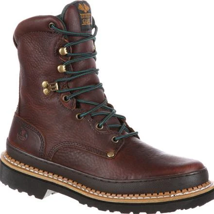 Georgia G8274 Men's 8" Lace Up Soggy Brown Boot (SHOP IN-STORE TOO) 3 Georgia G8274 Men's 8" Lace Up Soggy Brown Boot (SHOP IN-STORE TOO)
