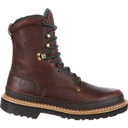 Georgia G8274 Men's 8" Lace Up Soggy Brown Boot (SHOP IN-STORE TOO) 4 Georgia G8274 Men's 8" Lace Up Soggy Brown Boot (SHOP IN-STORE TOO) - Image 2