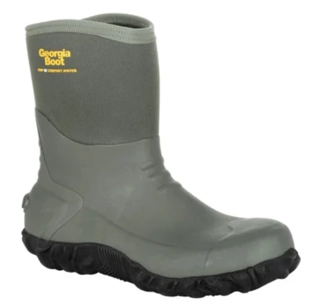 Georgia GB00231 Men's 10" Waterproof Mid Rubber Boot (SHOP IN-STORES TOO) 3 Georgia GB00231 Men's 10" Waterproof Mid Rubber Boot (SHOP IN-STORES TOO)