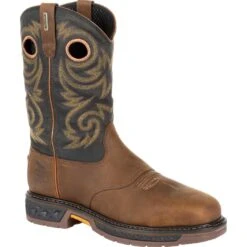 Georgia GB00267 Men's 11" Carbo-Tec LT Steel Toe Waterproof Pull-On Work Boot (SHOP IN-STORES TOO)