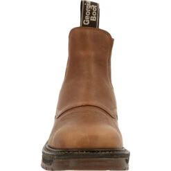 Georgia GB00434 Men's Carbo-Tec LT Waterproof Chelsea Boot (SHOP IN-STORES TOO) -Western Cowboy Clothing GB00434 front 367a7635 604d 45aa 83dc 01d5dc2239cb