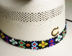 Multi Colored Beaded Head/Hat Band HEADBAND-01