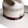 Multi Colored Beaded Head/Hat Band HEADBAND-03 -Western Cowboy Clothing HEADBAND03 IMAGE1 64c75f9e 3f9d 4568 9a99 9a7edecd487d