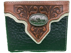 Top Notch Accessories HF114BK Black Bifold Praying Cowboy Concho