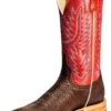 Horse Power HP8056 Men's 13" Brown Shrunken Shoulder Square Toe Boot (SHOP IN-STORES TOO) 2 Horse Power HP8056 Men's 13" Brown Shrunken Shoulder Square Toe Boot (SHOP IN-STORES TOO) -Western Cowboy Clothing HP8056