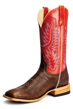Horse Power HP8056 Men's 13" Brown Shrunken Shoulder Square Toe Boot (SHOP IN-STORES TOO)