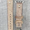 Apple Watch 15541 Solid Brown Hair-on Cowhide Leather Band -Western Cowboy Clothing IMG 0495