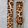 Apple Watch 15475-Light Brown Leopard Leather Band -Western Cowboy Clothing IMG 0497