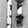 Apple Watch 15541 Black And White Hair-on Cowhide Leather Band -Western Cowboy Clothing IMG 0529