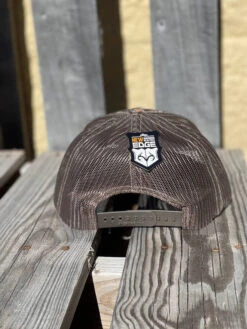 Lab Leather Rectangle Patch Edge/Brown Richardson 112 Cap -Western Cowboy Clothing IMG 1043