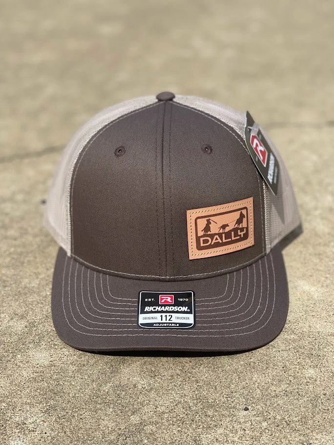 Dally Up 524 Brown/Khaki With Leather Patch Team Ropers Richardson 112 Cap 3 Dally Up 524 Brown/Khaki With Leather Patch Team Ropers Richardson 112 Cap