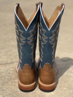 Horse Power HP1836 Men's 13" Pecan Barking Iron/Sugared Blue Jeans Square Toe Boot 10 Horse Power HP1836 Men's 13" Pecan Barking Iron/Sugared Blue Jeans Square Toe Boot -Western Cowboy Clothing IMG 5836