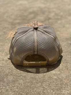 Brown Cork American Flag With Metal Concho Cap -Western Cowboy Clothing IMG 6582