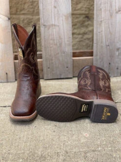 Dan Post DPP5711 Men's Tobacco Smooth Ostrich Wide Square Toe (SHOP IN-STORES TOO) 8 Dan Post DPP5711 Men's Tobacco Smooth Ostrich Wide Square Toe (SHOP IN-STORES TOO) -Western Cowboy Clothing IMG 7526