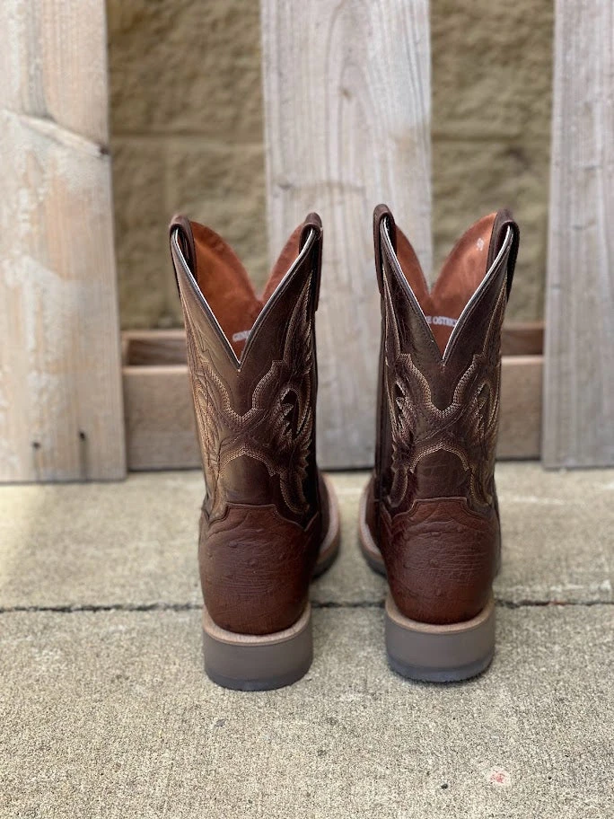 Dan Post DPP5711 Men's Tobacco Smooth Ostrich Wide Square Toe (SHOP IN-STORES TOO) 6 Dan Post DPP5711 Men's Tobacco Smooth Ostrich Wide Square Toe (SHOP IN-STORES TOO) - Image 4