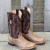 Cowtown Q6153 12" Oryx Caiman Belly Print Square Toe Boot (SHOP IN-STORE TOO) -Western Cowboy Clothing IMG 7611
