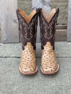 Men's Cowtown Q6077 12" Oryx Full Quill Ostrich Print Square Toe Boot (SHOP IN-STORE TOO) -Western Cowboy Clothing IMG 7628