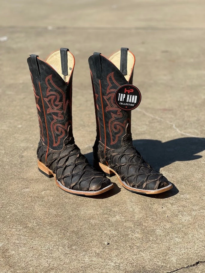 Horse Power Top Hand Men's HP8006 13" Toasted Big Bass With Mad Dog Top Square Toe Boot (SHOP IN-STORE TOO) 3 Horse Power Top Hand Men's HP8006 13" Toasted Big Bass With Mad Dog Top Square Toe Boot (SHOP IN-STORE TOO)
