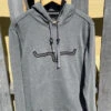 Kimes Ranch Men's Fast Talker Fleece Hoodie In Charcoal Heather -Western Cowboy Clothing IMG 9082