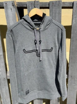 Kimes Ranch Men's Fast Talker Fleece Hoodie In Charcoal Heather